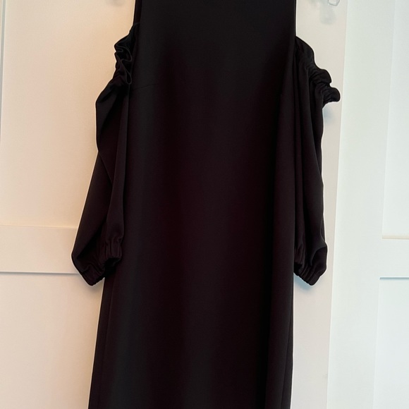 TIBI Crepe Open Shoulder Dress - Picture 4 of 5